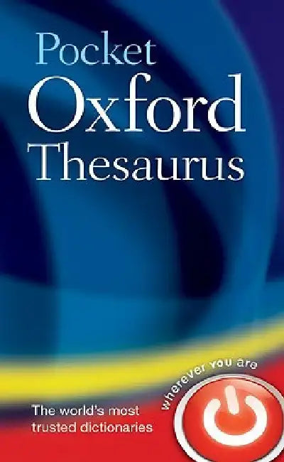 Pocket Oxford Thesaurus by Oxford Dictionaries
