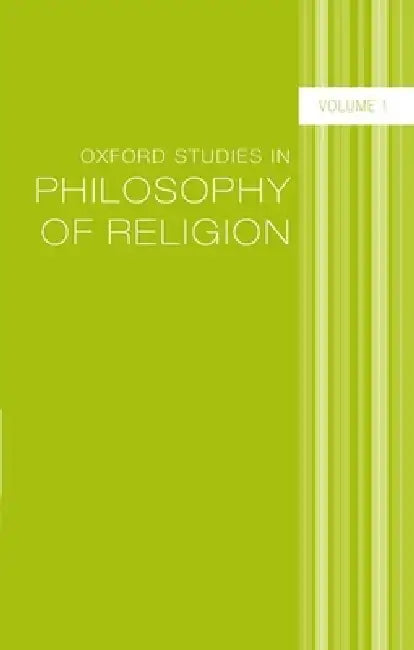 Oxf Studies Philosophy Religion Vol 1 C by Kvanvig