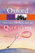 Concise Oxford Dictionary of Quotations by Susan Ratcliffe