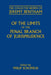 Of the Limits of the Penal Branch of Jurisprudence by Jeremy Bentham, Philip Schofield