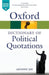 Oxford Dictionary of Political Quotations : by Antony Jay
