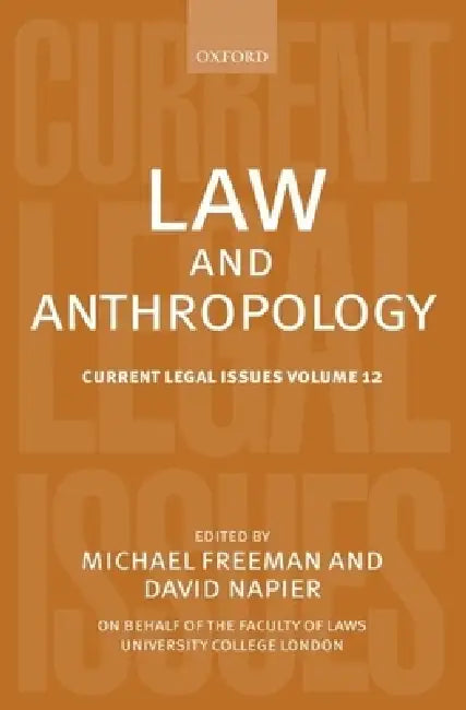 Law & Anthropology Vol12 CLI C by Napier Freeman