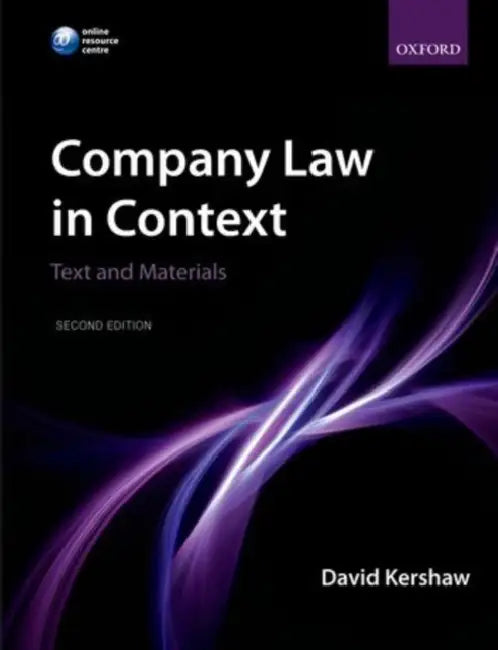 Company Law in Context: Text and Materials by David Kershaw