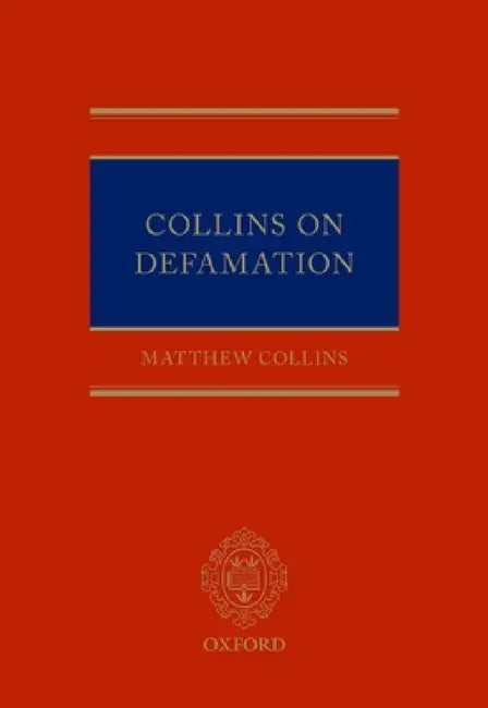 Collins on Defamation by Matthew Collins