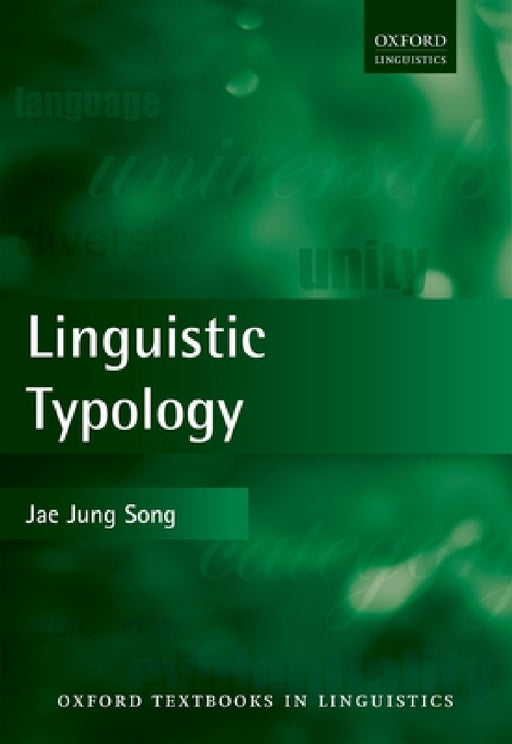 Linguistic Typology by Jae Jung Song