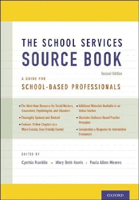 The School Services Sourcebook, Second Edition by Franklin