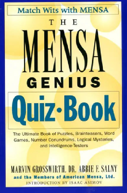 The Mensa Genius Quiz Book by Marvin Grosswirth