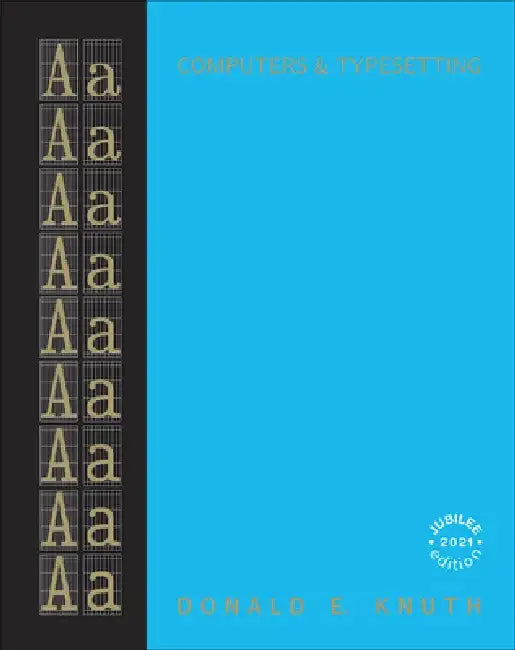 Computers & Typesetting, Volume a: The Texbook by Donald Knuth