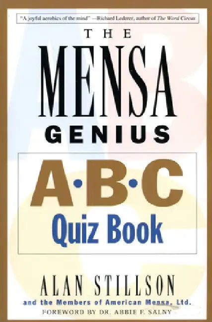 Mensa Genius A-B-C Quiz Book by Alan Stillson