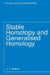 Stable Homotopy and Generalised Homology by J. F. Adams