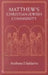 Matthew's Christian-Jewish Community by Anthony J. Saldarini