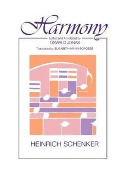Harmony by Heinrich Schenker, Elisabeth Mann Borgese, Oswald Jonas