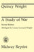 A Study of War by Quincy Wright