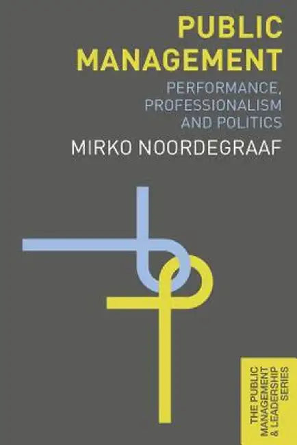 Public Management: Performance, Professionalism and Politics by Mirko Noordegraaf