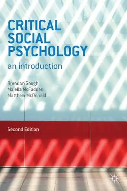 Critical Social Psychology: An Introduction by Brendan Gough
