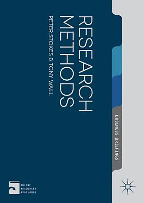 Research Methods by Peter Stokes/Tony Wall by Peter Stokes, Tony Wall