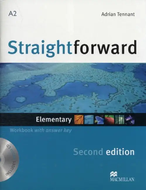 Straightforward 2nd Edition Elementary Level Workbook with key & CD by Adrian Tennant