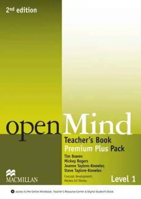 openMind 2nd Edition AE Level 1 Teacher's Book Premium Plus Pack by Joanne Taylore-Knowles