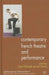Contemporary French Theatre and Performance by C. Finburgh