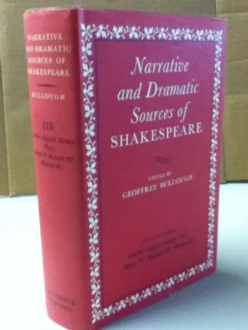 Narrative and Dramatic Sources of Shakespeare: Other 'Classical Plays' by Geoffrey Bullough