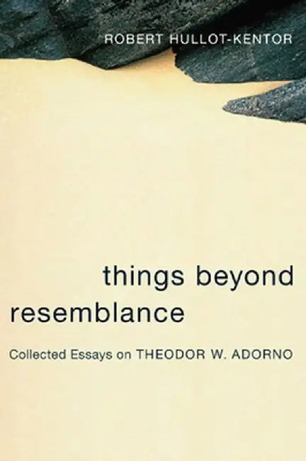 Things Beyond Resemblance: Collected Essays on Theodor W. Adorno by Robert Hullot–Kentor