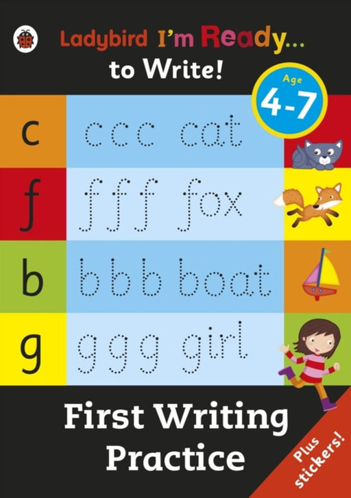 First Writing Practice: Ladybird I'm Ready to Write Sticker Activity Book by Bench, Alexander