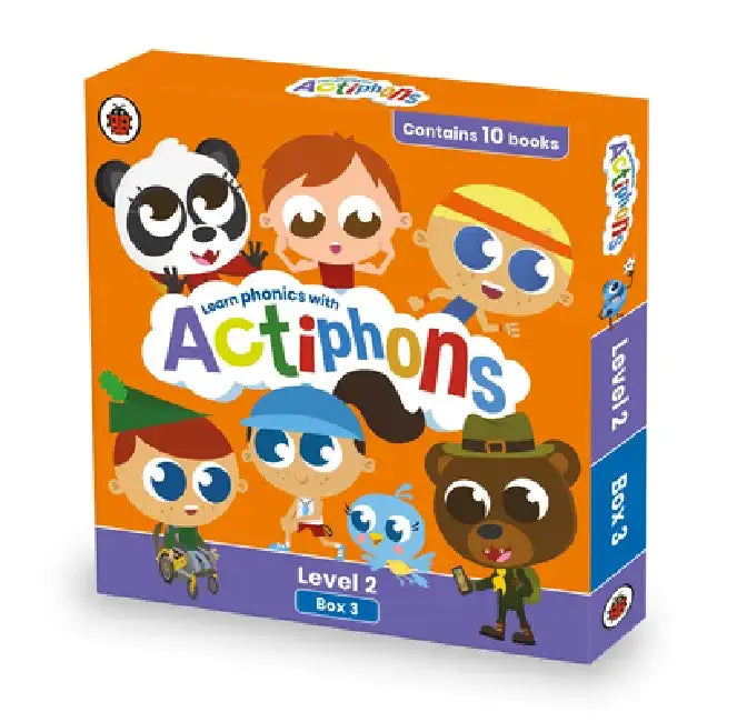 Actiphons Level 2 Box 3: Books 19-28 by Ladybird
