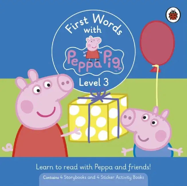 First Words with Peppa Level 3 Box Set by Benjamin Steege