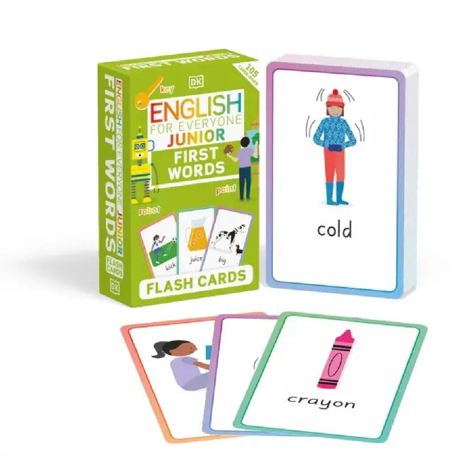 English for Everyone Junior First Words Flash Cards by DK