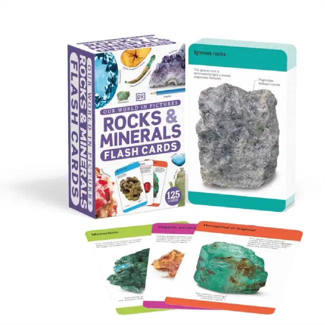 Our World in Pictures Rocks & Minerals Flash Cards by DK