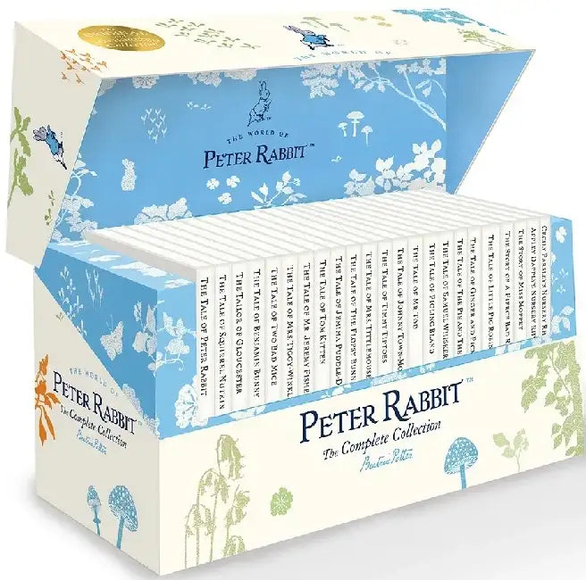 The World Of Peter Rabbit - The Complete Collection Of Original Tales 1-23 White Jackets by Beatrix Potter
