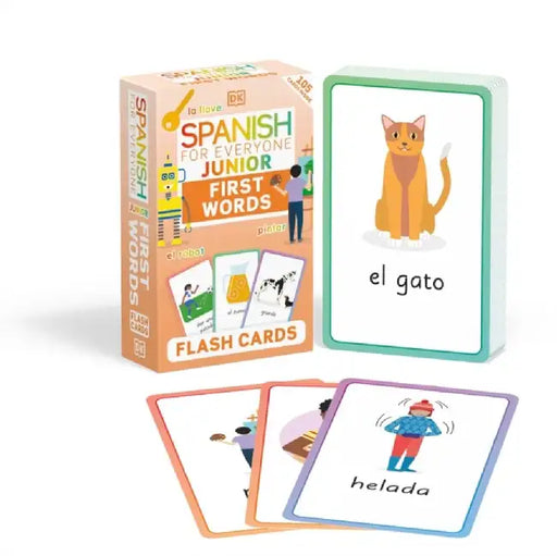 Spanish for Everyone Junior First Words Flash Cards by DK