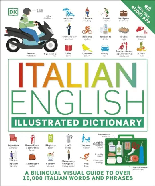 Italian English Illustrated Dictionary by DK