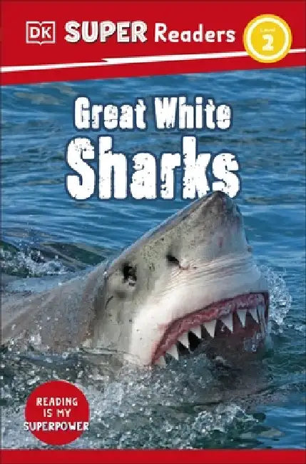DK Super Readers Level 2 Great White Sharks by DK