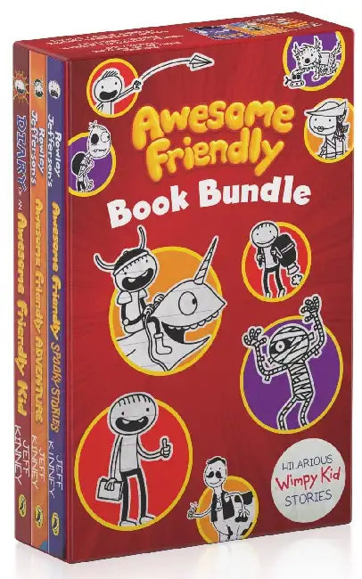 Awesome Friendly Book Bundle by Jeff Kinney
