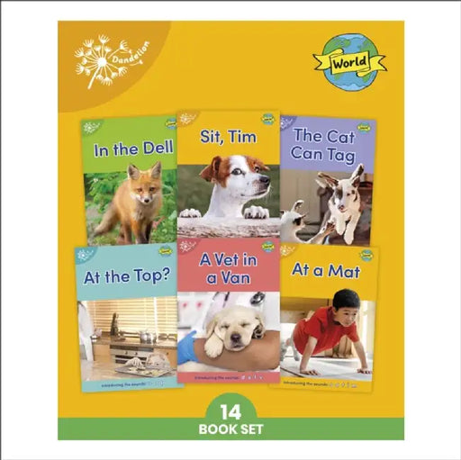 Phonic Books Dandelion World Stages 1-7 by Phonic Books