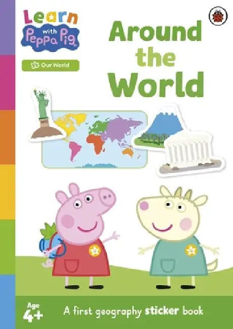 Learn with Peppa: Around the World sticker activity book by Peppa Pig