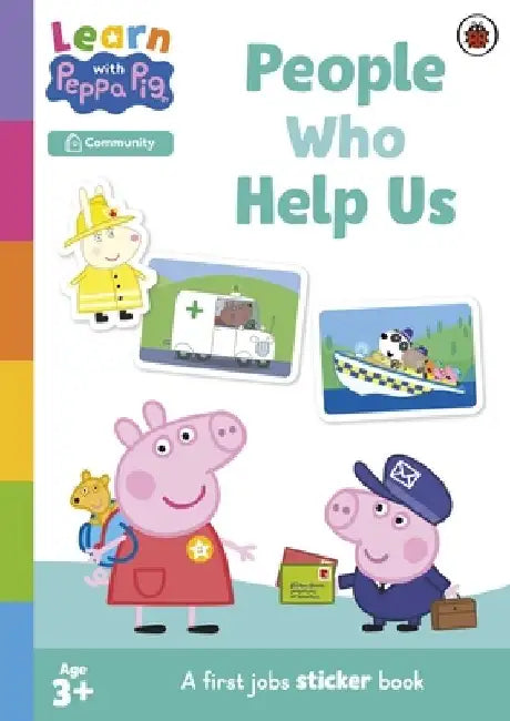 Learn with Peppa: People Who Help Us Sticker activity book by Peppa Pig