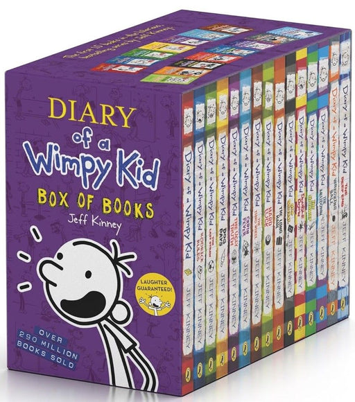 Diary Of A Wimpy Kid Boxset 15 Books Collection by Jeff Kinney