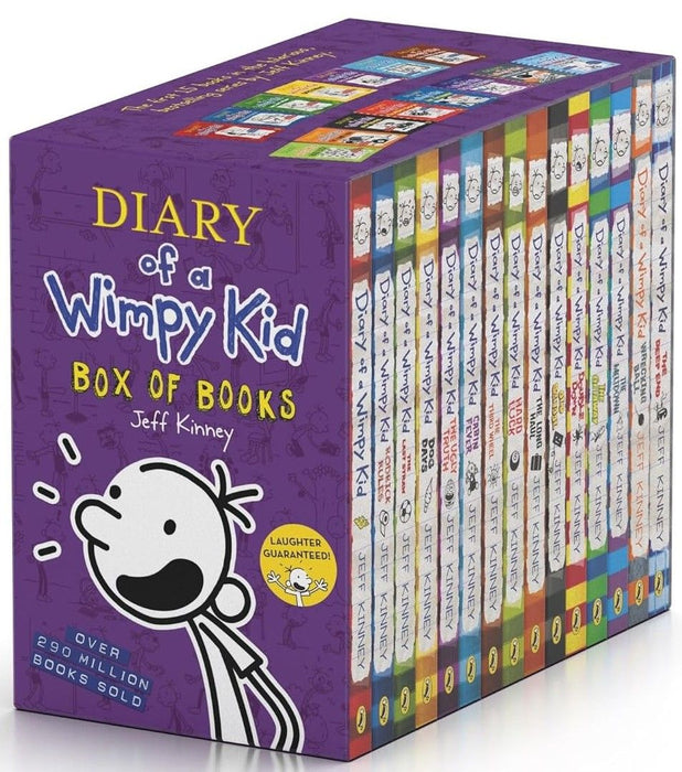 Diary Of A Wimpy Kid Boxset 15 Books Collection by Jeff Kinney