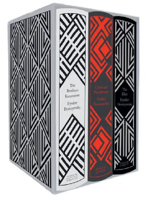Fyodor Dostoyevsky 3-Book Boxed Set: Crime and Punishment; The Idiot; The Brothers Karamazov by Fyodor Dostoyevsky