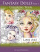 Fantasy Dolls Vol.1 Coloring Book Line Art: 25 Portraits of Big Eye Cuties by Janna Prosvirina