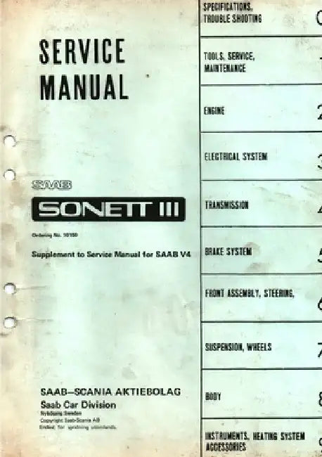 SAAB Sonetts by Mark Staniforth