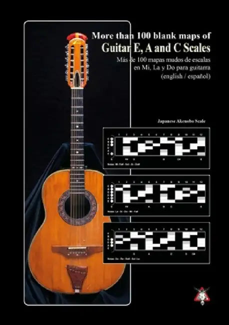 +100 Blank Maps of Guitar E, A and C Scales by T. I. F. Fotos the Ibán Tiffotos Com