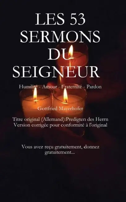 Les 53 Sermons Du Seigneur by Ced Amour