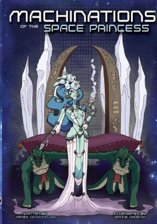 Machinations of the Space Princess (Monochrome) by James Desborough