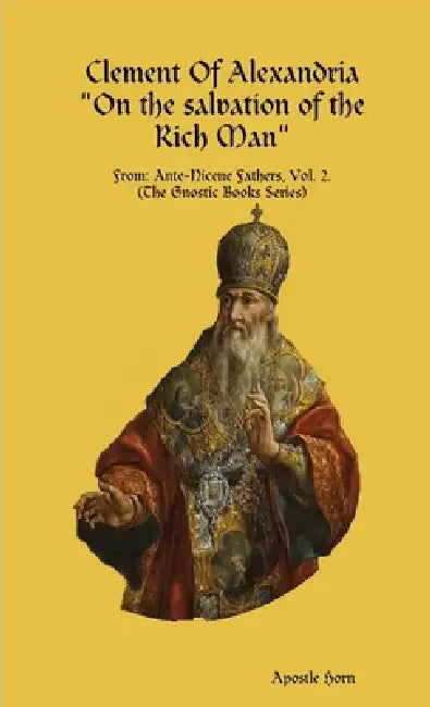 On the salvation of the Rich Man by Apostle Horn