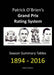 Patrick O'Brien's Grand Prix Rating System: Season Summary Tables 1894 - 2016 by Patrick O'Brien