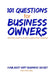 101 Questions For Business Owners by Marc W. Ford