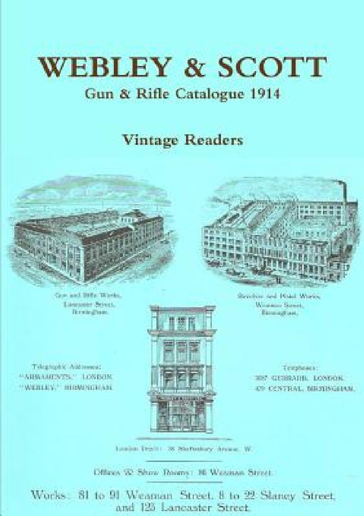 Webley & Scott 1914 Gun & Rifle Wholesale Catalogue by Vintage Readers